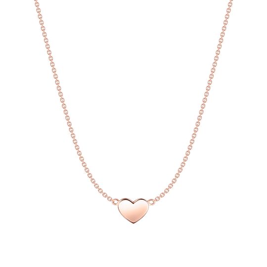 Petit Necklace Heart 18 K Ros&eacute; Gold from the  collection in the SABOTEUR online store
