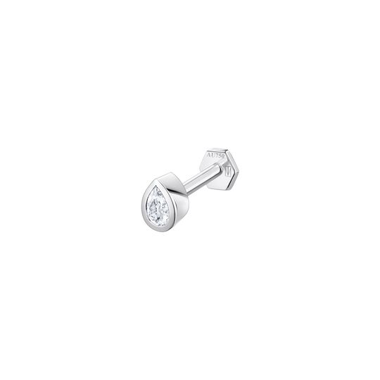 Single Piercing Stud Bezel Drop 4 MM from the  collection in the SABOTEUR online store