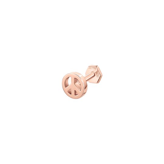 Single Piercing Stud Peace 4 MM from the  collection in the SABOTEUR online store