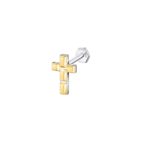 Single Piercing Stud Cross 8 MM from the  collection in the SABOTEUR online store