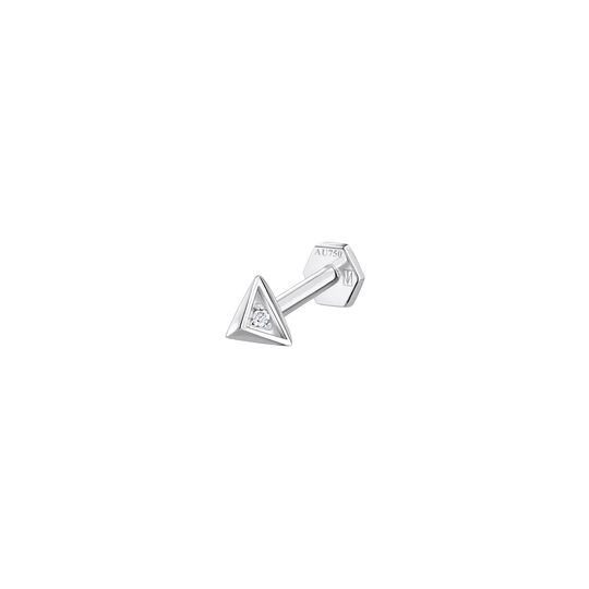 Single Piercing Stud Triangle Pyramid 3 MM from the  collection in the SABOTEUR online store