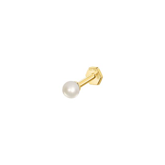 Single Piercing Stud Pearl 3 MM from the  collection in the SABOTEUR online store