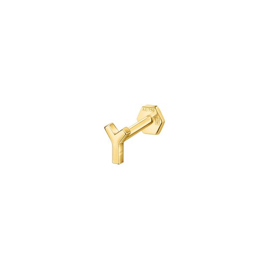 Single Piercing Stud Wye 4 MM from the  collection in the SABOTEUR online store