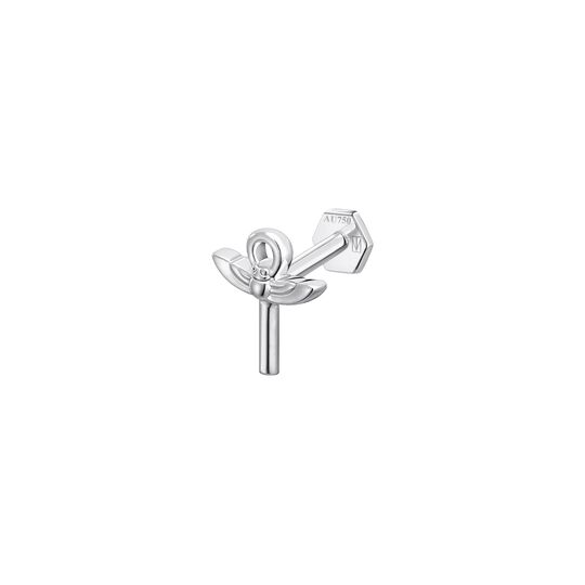 Single Piercing Stud Ankh Cross 6 MM from the  collection in the SABOTEUR online store