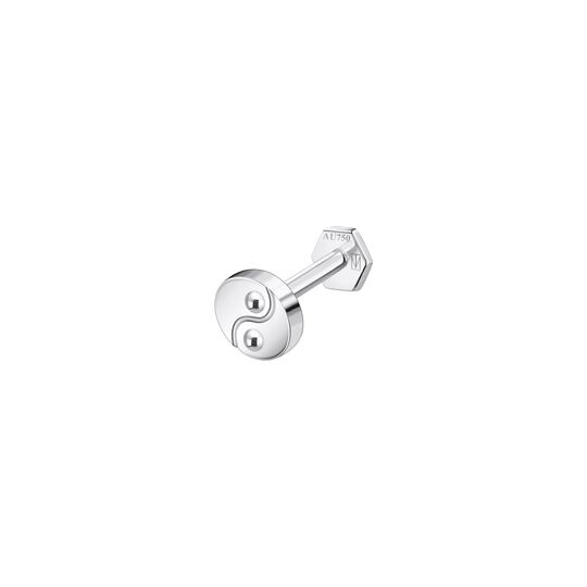 Single Piercing Stud Yin Yang 4 MM from the  collection in the SABOTEUR online store