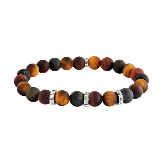 Beads Bracelet Saboteur 925 Silver Blackened Tiger Eye Brown Tiger Eye Blue Tiger Eye Red from the  collection in the SABOTEUR online store