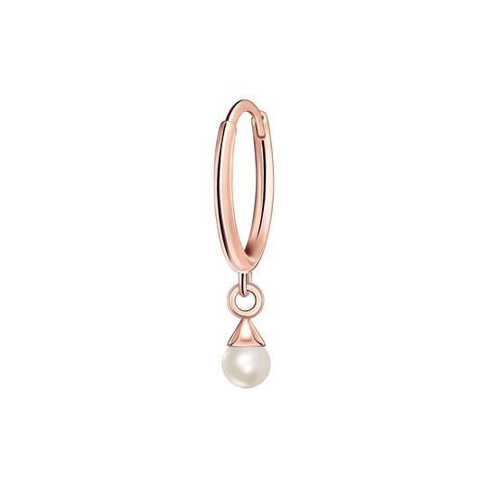 Single Hoop Earring Round Pearl 8 MM from the  collection in the SABOTEUR online store
