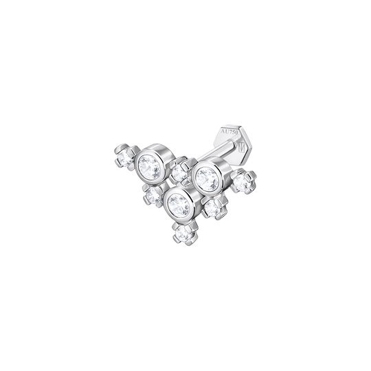 Single Piercing Stud Prong Bezel 11 MM from the  collection in the SABOTEUR online store