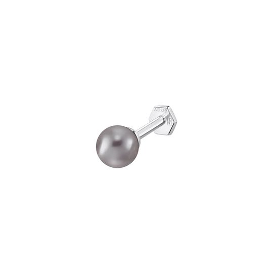 Single Piercing Stud Pearl 4 MM from the  collection in the SABOTEUR online store