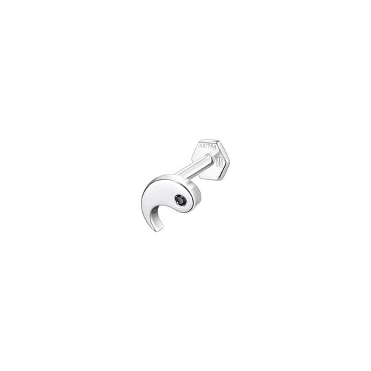 Single Piercing Stud Yin 4 MM from the  collection in the SABOTEUR online store