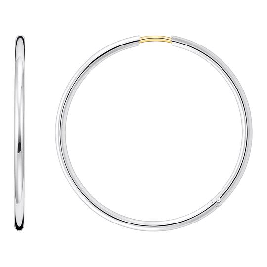Single Hoop Earring Round 37 MM from the  collection in the SABOTEUR online store