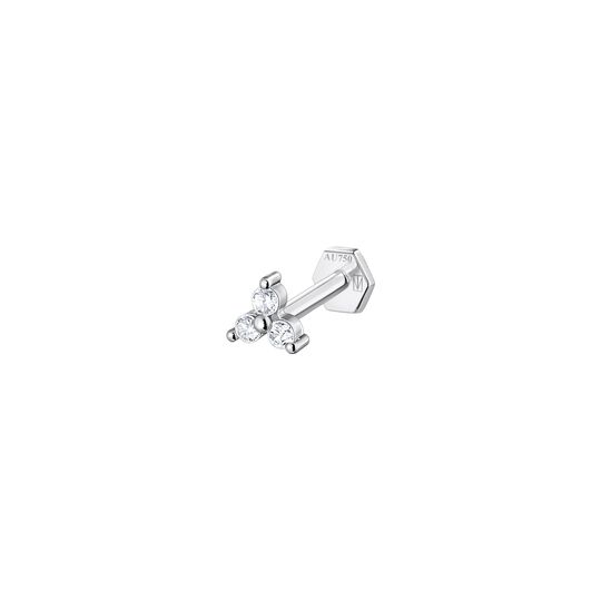 Single Piercing Stud Triplex Prong 3 MM from the  collection in the SABOTEUR online store