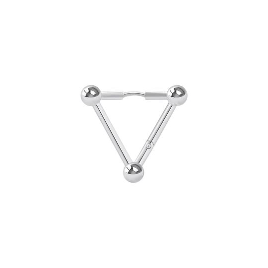 Earrings Triangular 23 MM from the  collection in the SABOTEUR online store