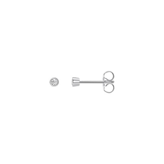 Single Earstud Round 2 MM from the  collection in the SABOTEUR online store