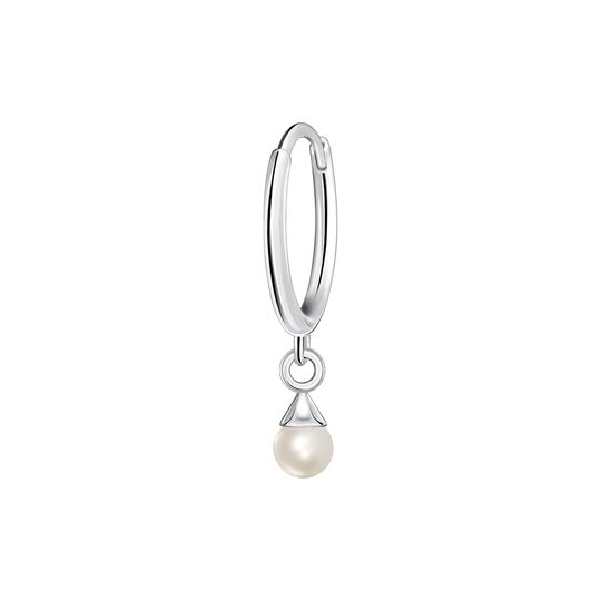 Single Hoop Earring Round Pearl 8 MM from the  collection in the SABOTEUR online store
