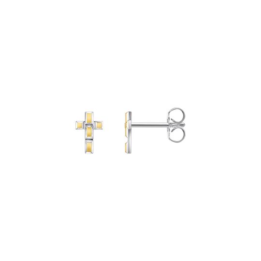 Single Earstud Cross 8 MM from the  collection in the SABOTEUR online store