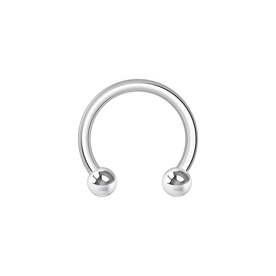 Single Piercing Circular Barbell 9,5 MM from the  collection in the SABOTEUR online store