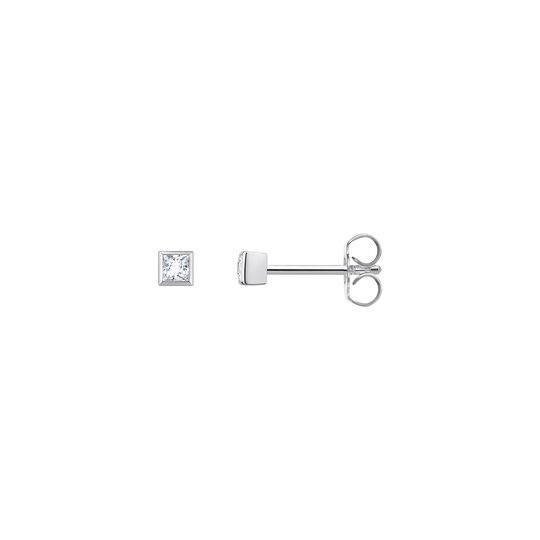 Single Earstud Square 3 MM from the  collection in the SABOTEUR online store
